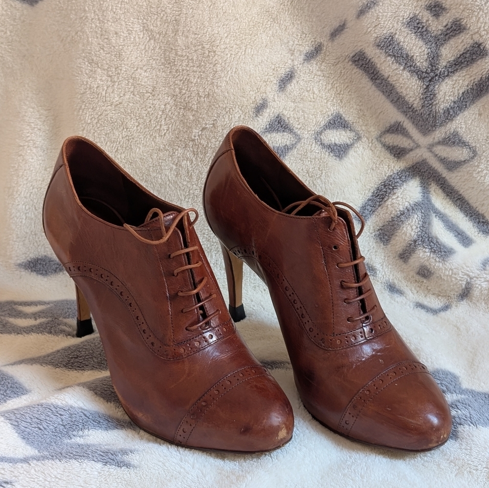 Nike Brown Leather Women's Heels